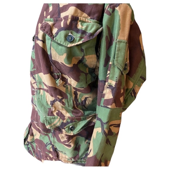 VINTAGE SMOCK COMBAT DPM NATO COLD WEATHER BUTTON FRONT W/ZIPPER DRAWSTRING - Picture 9 of 12